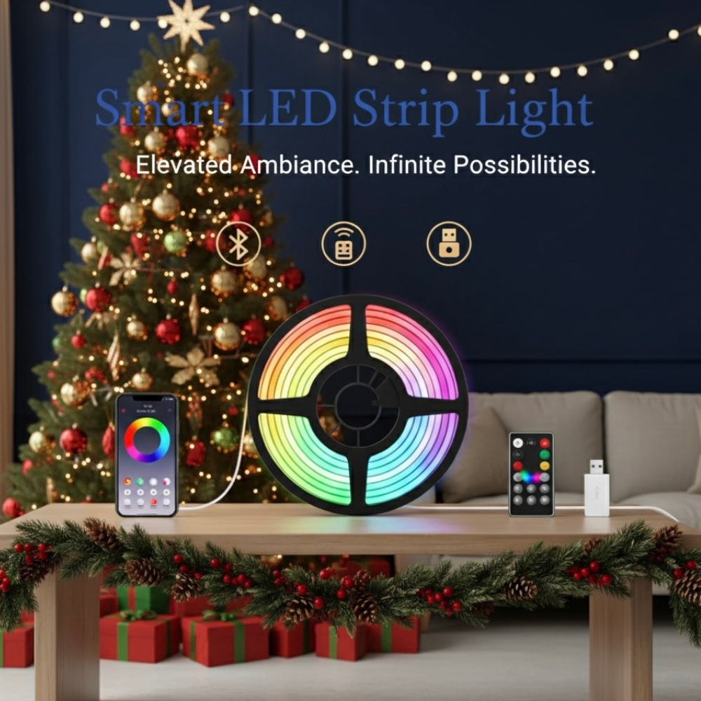 Transform Any Room with the LED Neon RGB Strip Light Smart Lighting That Elevates Your Space