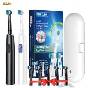 Bright Smile and Impeccable Oral Health with the Rotary Electric Toothbrush!