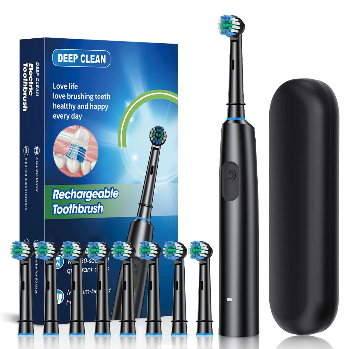 Bright Smile and Impeccable Oral Health with the Rotary Electric Toothbrush!