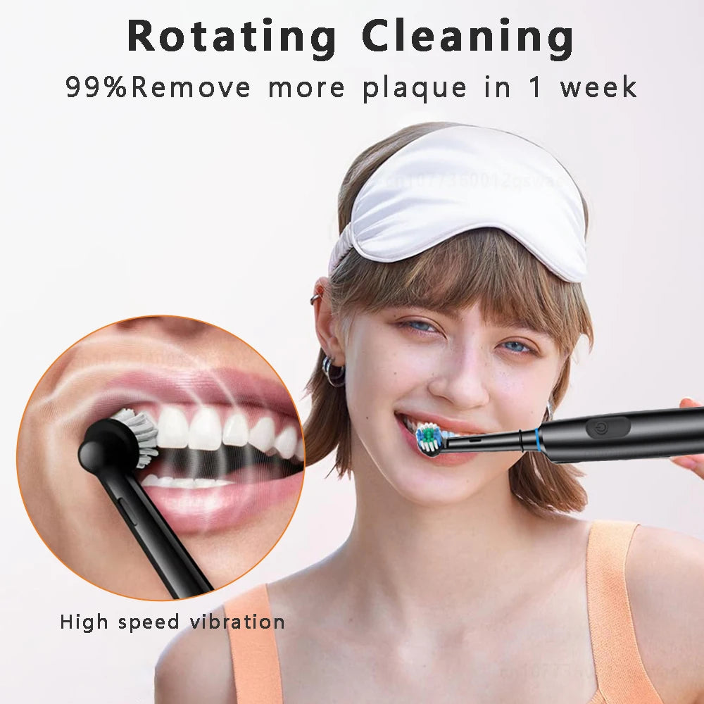 Bright Smile and Impeccable Oral Health with the Rotary Electric Toothbrush!