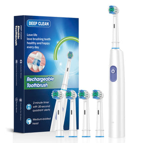 Bright Smile and Impeccable Oral Health with the Rotary Electric Toothbrush!