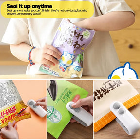 Keep Your Food Fresh with the Mini Portable Heat Sealer!