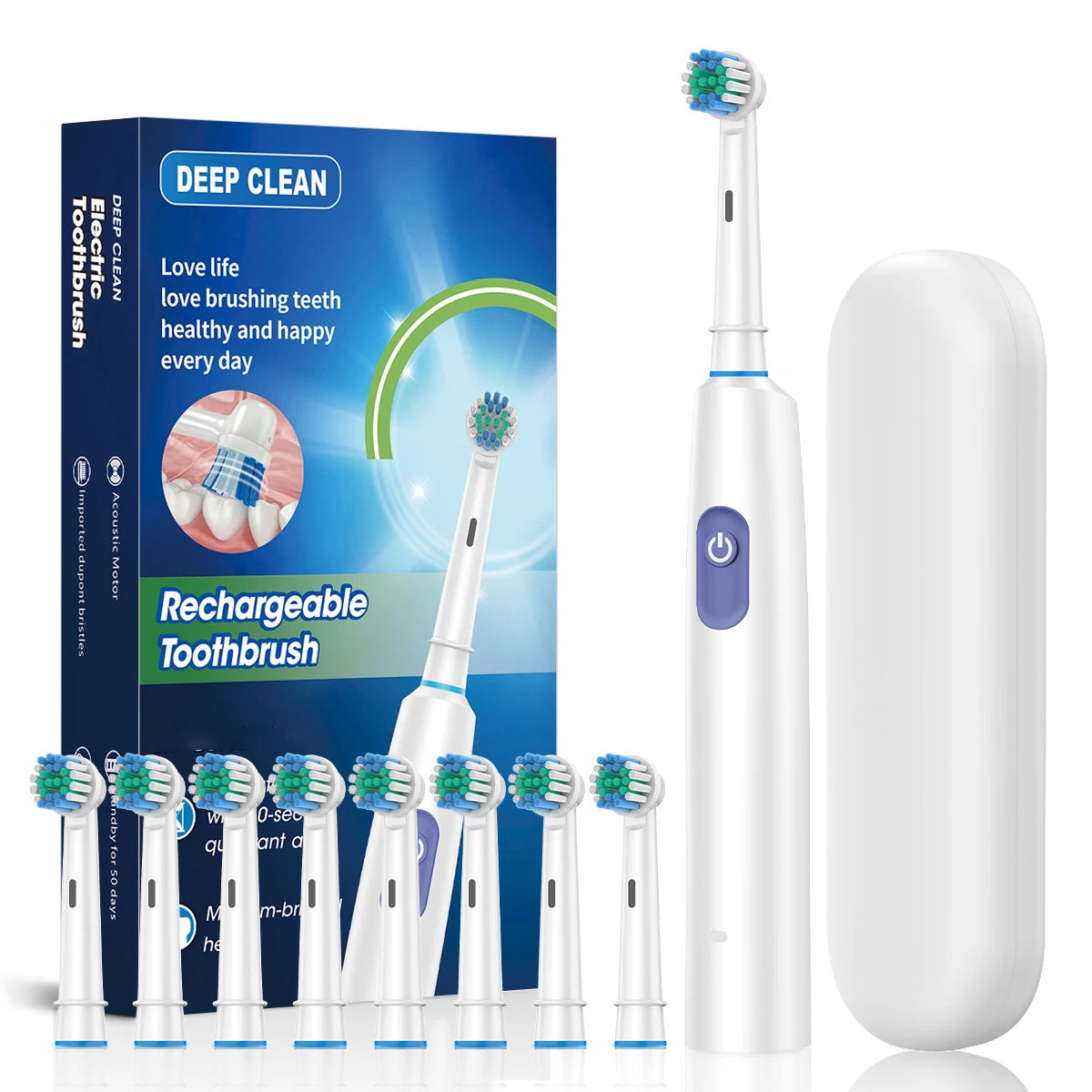 Bright Smile and Impeccable Oral Health with the Rotary Electric Toothbrush!