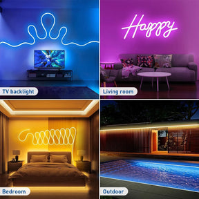 Transform Any Room with the LED Neon RGB Strip Light  Smart Lighting That Elevates Your Space