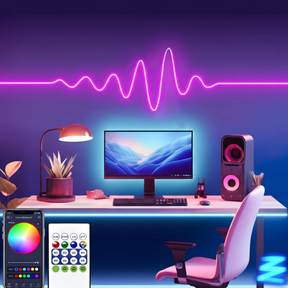 Transform Any Room with the LED Neon RGB Strip Light  Smart Lighting That Elevates Your Space